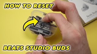 How to Fully Reset Your Beats Studio Buds