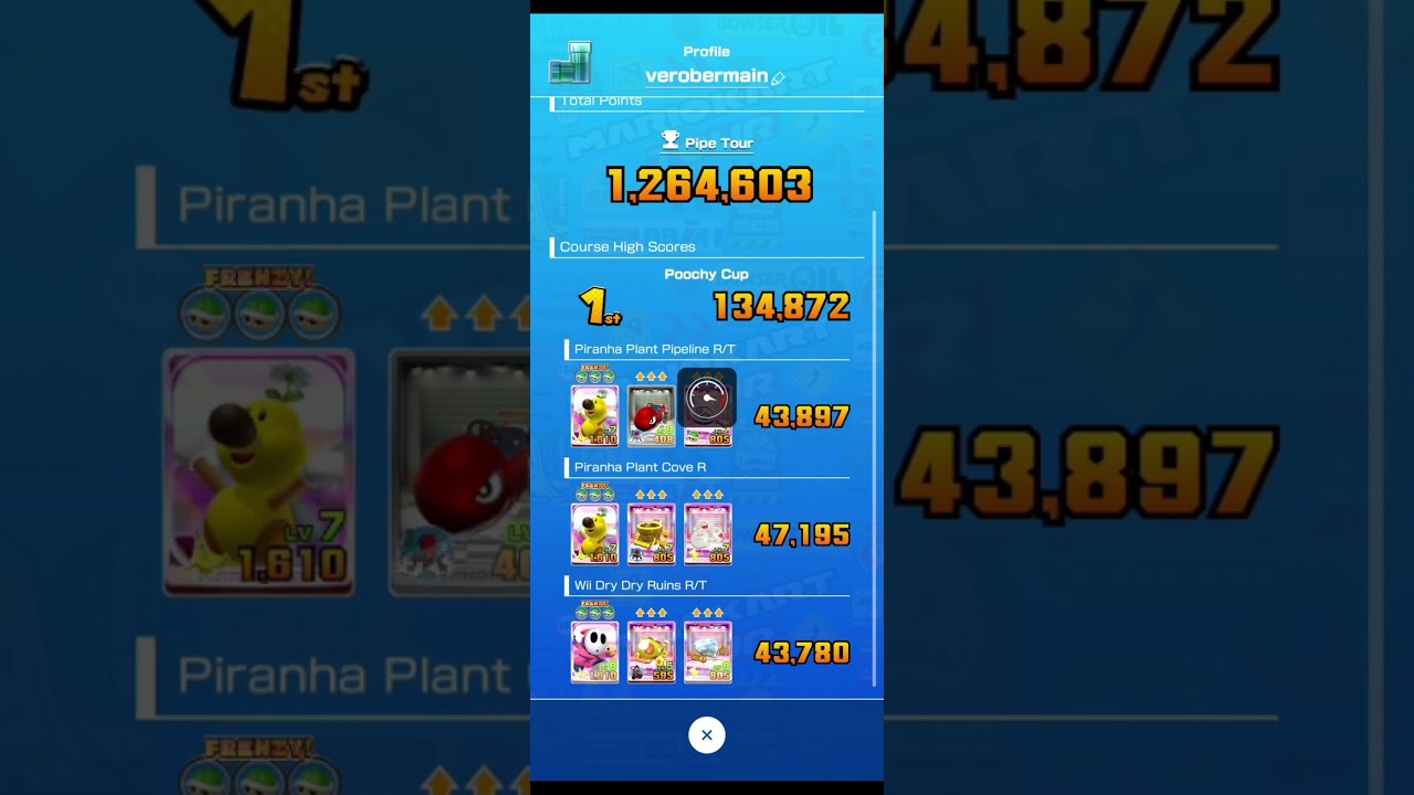 2025 Pipe Tour Week 2 Tier 92 Ranking Result | Mario Kart Tour 