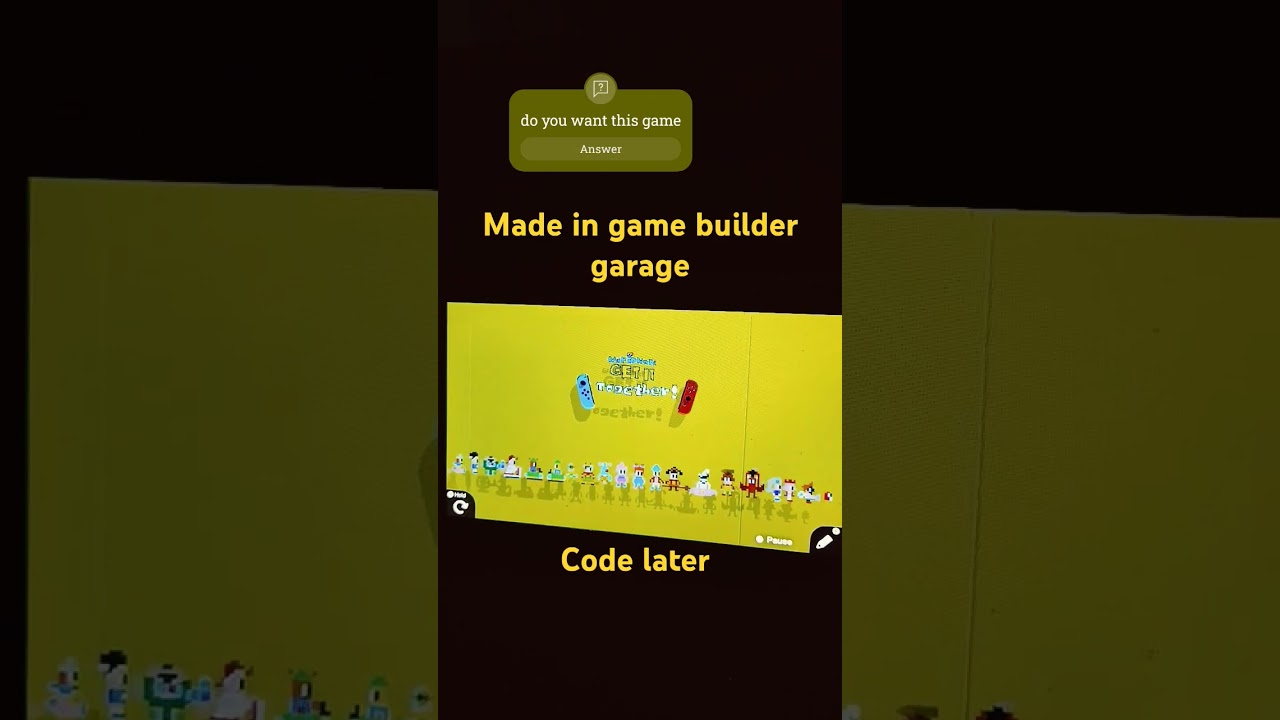 Game building garage WarioWare sprites 