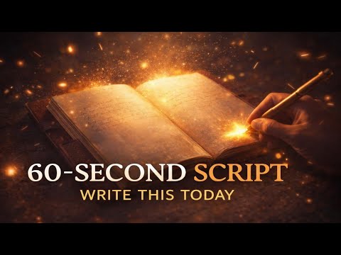 Sone Se Pehle 60 Seconds Ye Likho | Scripting Technique Law of ...
