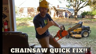 Mechanic In A Bottle: Husqvarna 440 Chainsaw Won’t Idle