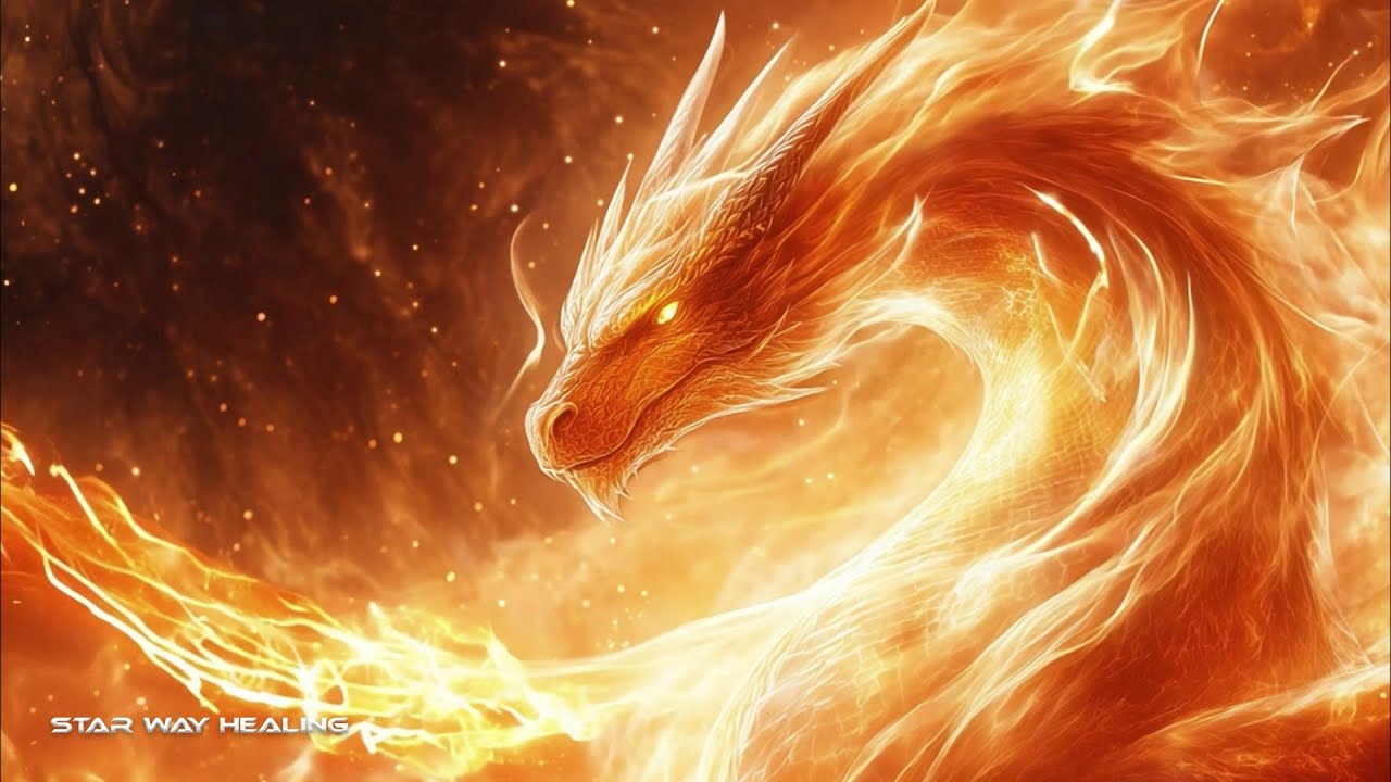 417 Гц 🐉 Оранжевый Свет Дракона • Очищение сакральной чакры • Удаление всей негативной энергии