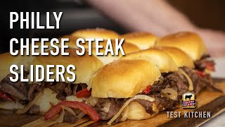 Easy Philly Cheese Steak Sliders | Party Food Recipe