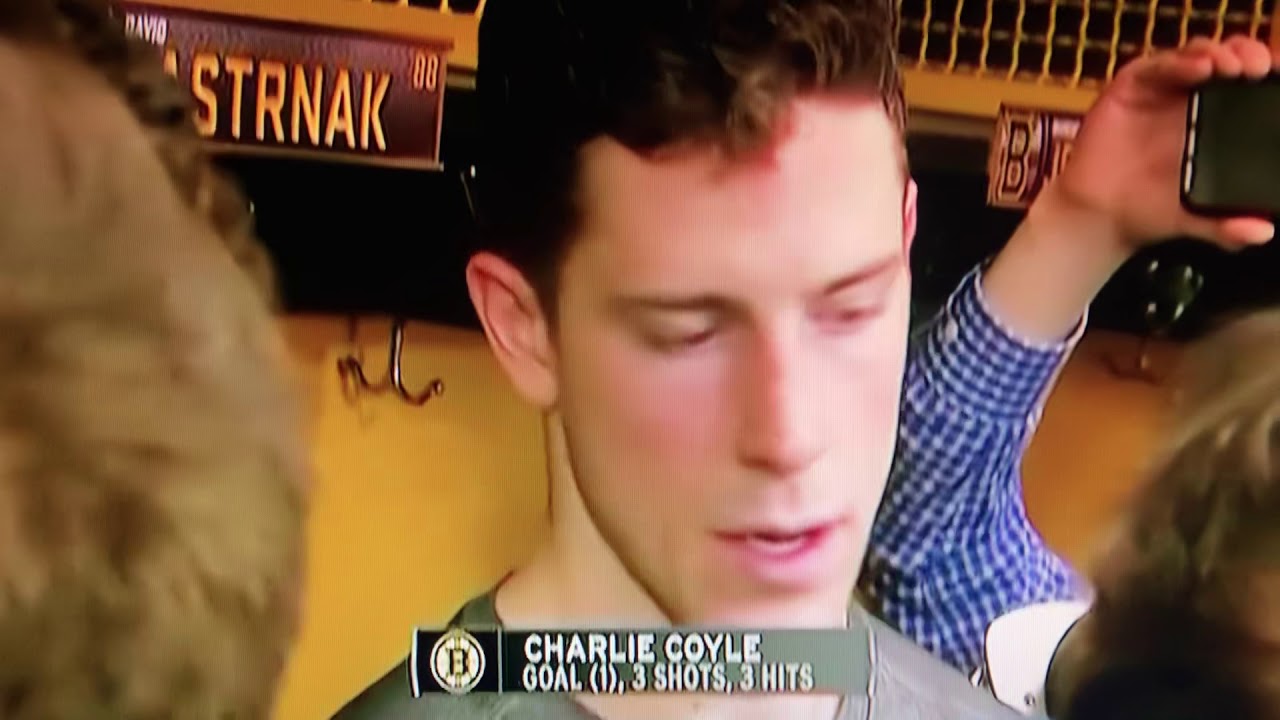 Charlie Coyle Bruins Post Game Interview 4/13/19