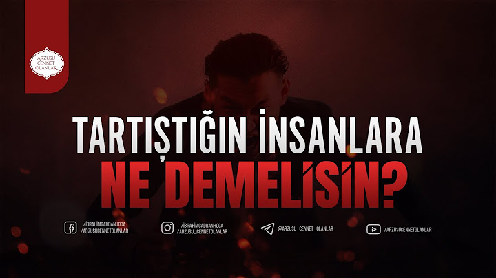 TARTIŞTIĞIN İNSANLARA NE DEMELİSİN? | İbrahim Gadban Hoca