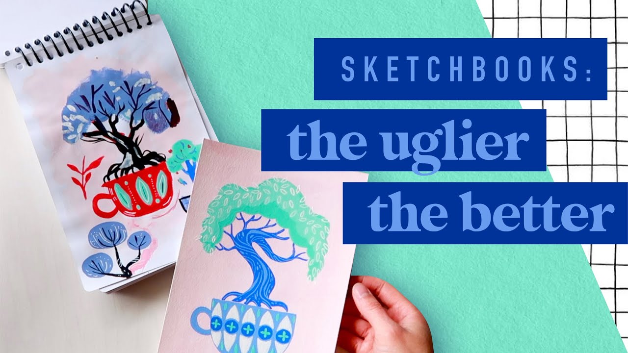 My Three Favorite Ugly Sketchbooks - YouTube