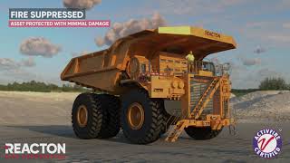 AS 5062 Approved Reacton Automatic Fire Suppression for Mining Vehicles [Application Showcase]