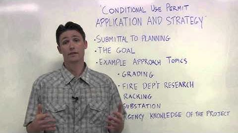 Tech Talk 15: Conditional Use Permit: Application and Strategy