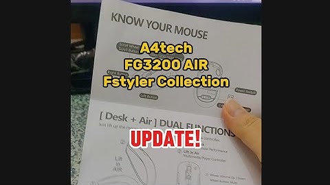 A4tech FG3200 Fstyler Collection UPDATE!