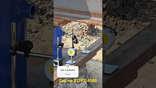 Initial Pile load test in compression using anchor setup. #civilengineering #pileloadtest