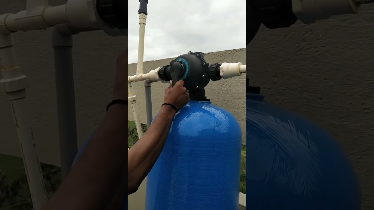 Water purifier back wash 