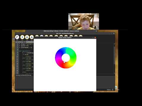 Python colour circle