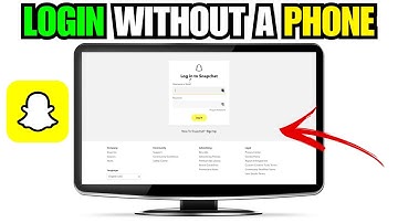 How To Log Into Snapchat Web Without Phone (2024) Use Computer To Login
