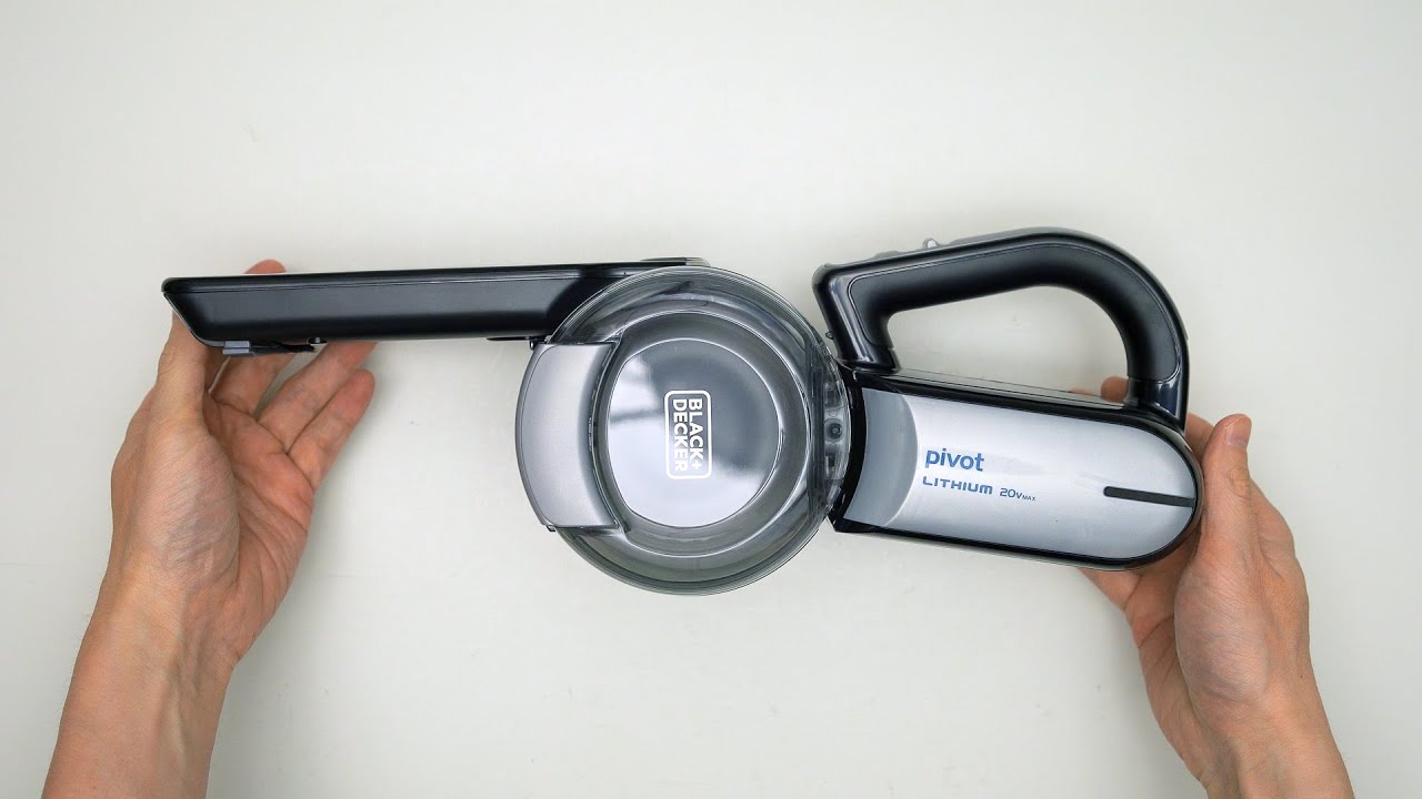 Black & Decker 20 Volt Lithium Pivot Hand Vac - Unboxing, Review