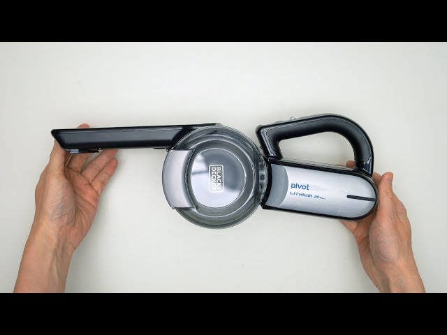Black & Decker BDH2000PL 20V MAX* Cordless Lithium Pivot Hand Held Vacuum,  Black