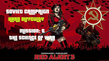 C&C Red Alert 3 Soviet campaign Mission 5 "The science of war" (Hard) walkthrough