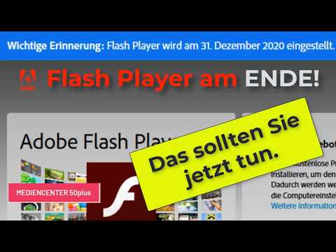 Das Ende des Flash Players naht. Sie sollten ihn bereits jetzt deinstallieren.