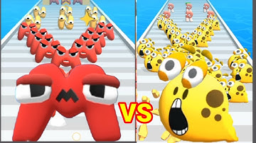 Number run merge 3d math, alphabet lore run Gameplay Walkthrough Android, iOS #123456789