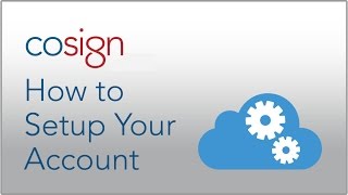 setting up your cosign cloud account