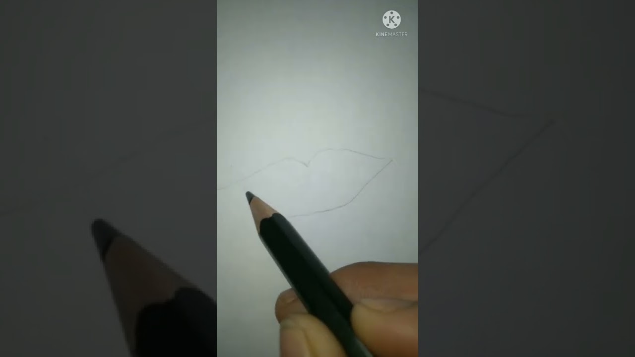 How to draw lip/pencil shading sketch of lip #short #shorts #ytshorts #art #lip #drawing #liper