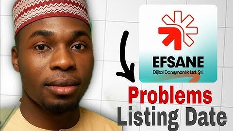 Efsane Daily Check in Problem | Efsane Withdrawal | Efsane Listing Date and Efs token Withdrawal