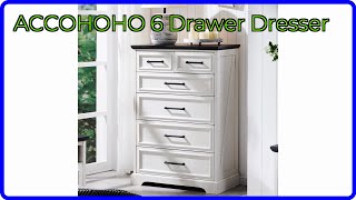 REVIEW (2026): ACCOHOHO 6 Drawer Dresser. ESSENTIAL details.