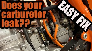 Leaky Carburetor? Easy Fix! #somuchblast (of air)