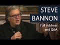 Steve Bannon | Full Address and Q&A | Oxford Union