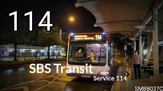 SBS Transit Bus Service 114 (First Day of new service, First Bus)