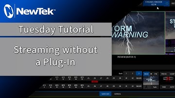 Tuesday Tutorial : Streaming without a Plug-In