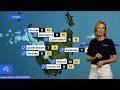 National Weather Forecast: Mostly dry, with a few showers for the far south-east