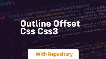 outline offset css css3