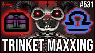 If you don't use your TRINKETS like this, you're BEHIND! - The Binding Of Isaac Repentance+ #531