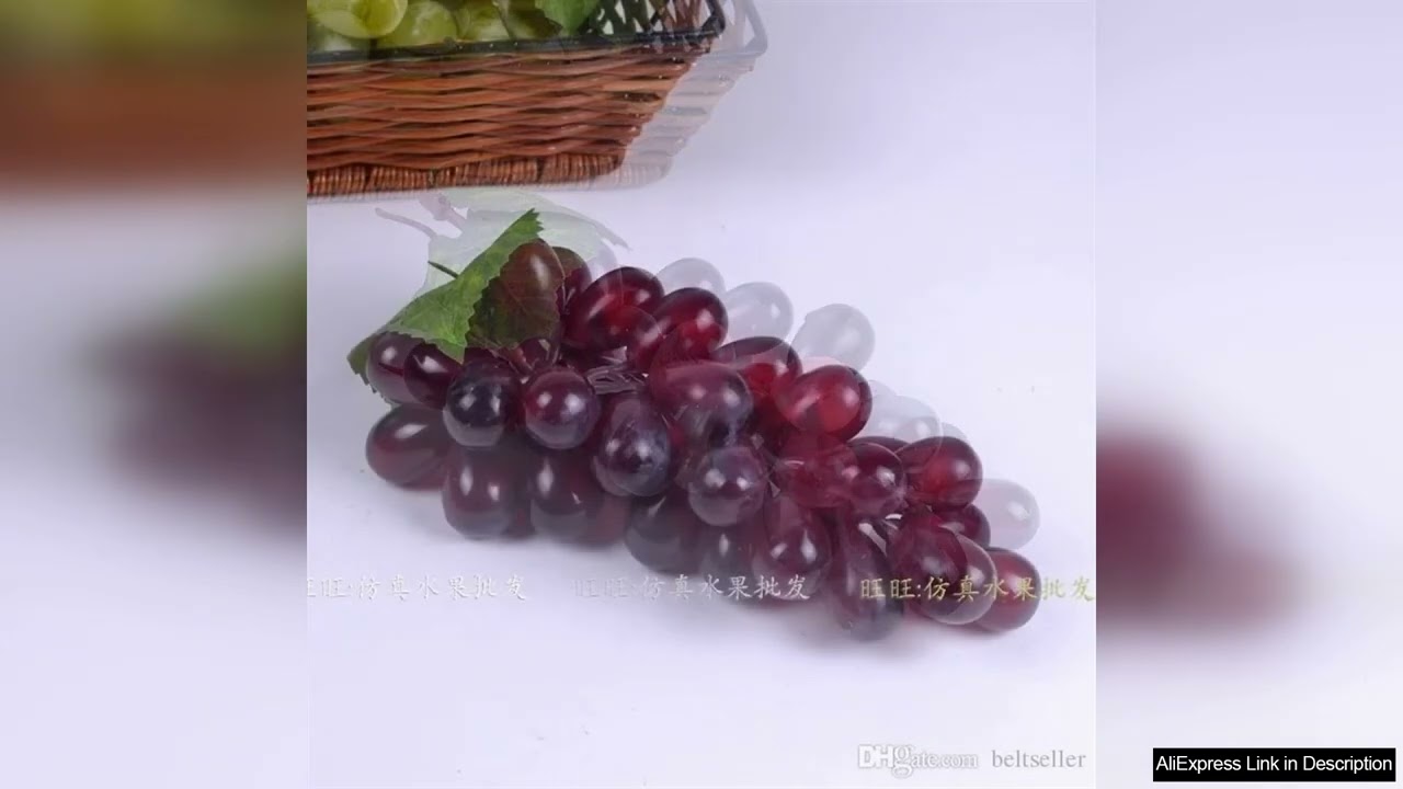 18CM length Simulation Artificial Plastic Grapes fake Fruit Home Restaurant Decorative Review