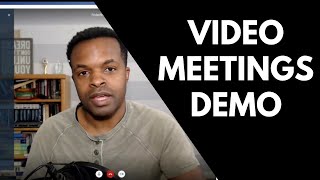 How to Use 8x8 Video Meetings (Demo)