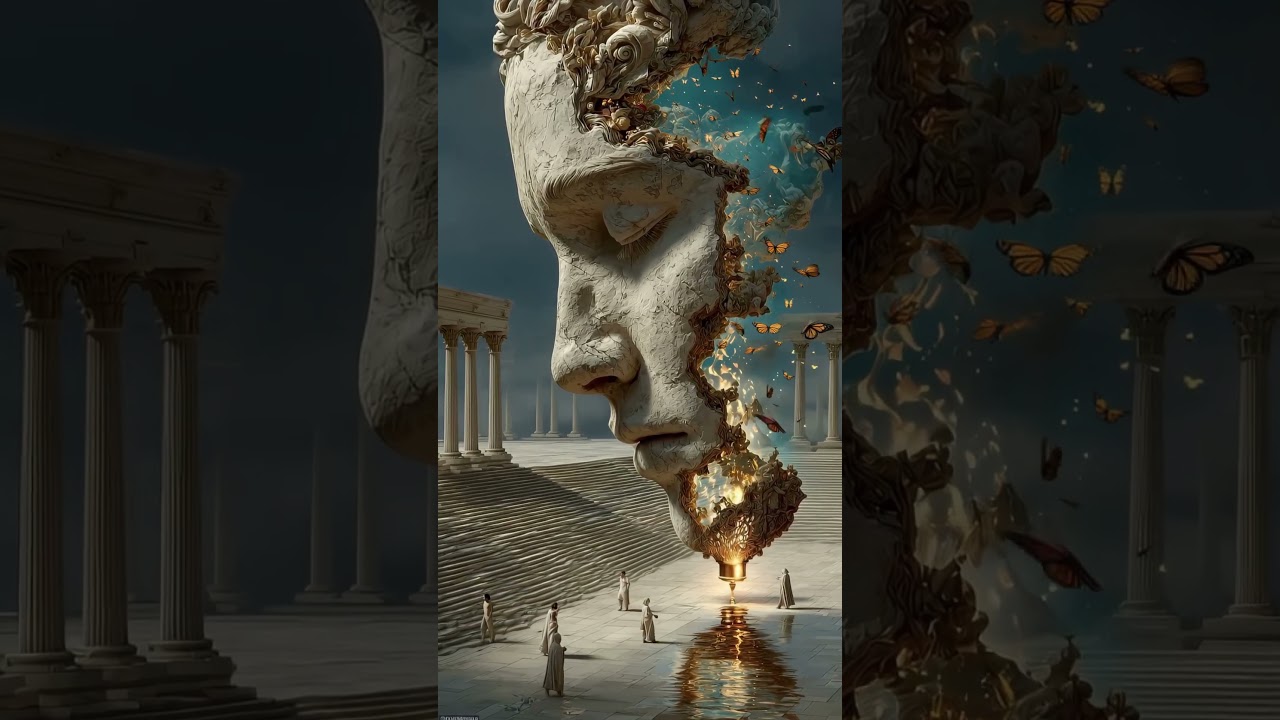 Celestial Paradise: The Mirror of the Sky | Surreal AI Short 