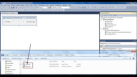 Hướng dẫn đóng gói phần mềm C# trong Visual Studio 2010