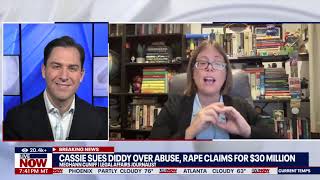 BEFORE SETTLEMENT: Meghann Cuniff discusses Cassie's trafficking lawsuit against Diddy on LiveNOW