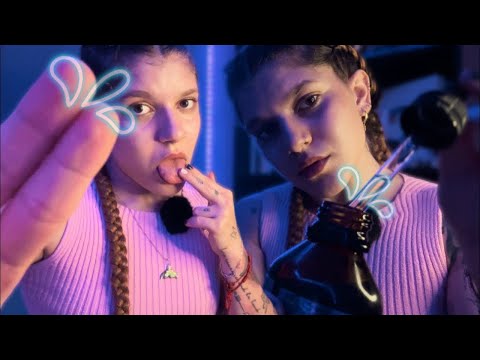 ASMR MOLHADINHO 💦 Spit Painting, creme, spray, etc