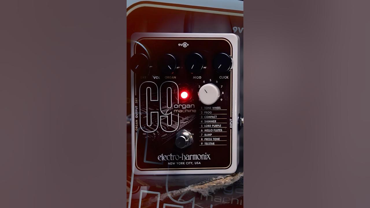 🎸→🎹 From #BASS to #ORGAN with @EHX C9 ORGAN MACHINE: #SHIMMER MODE!  #Shorts 