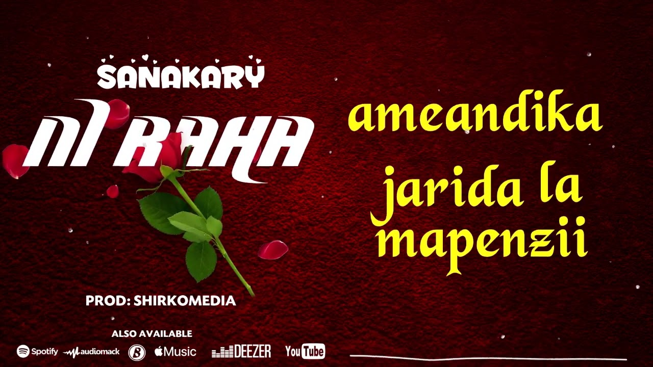 Sanakary - Ni Raha (Official Lyrics Video)
