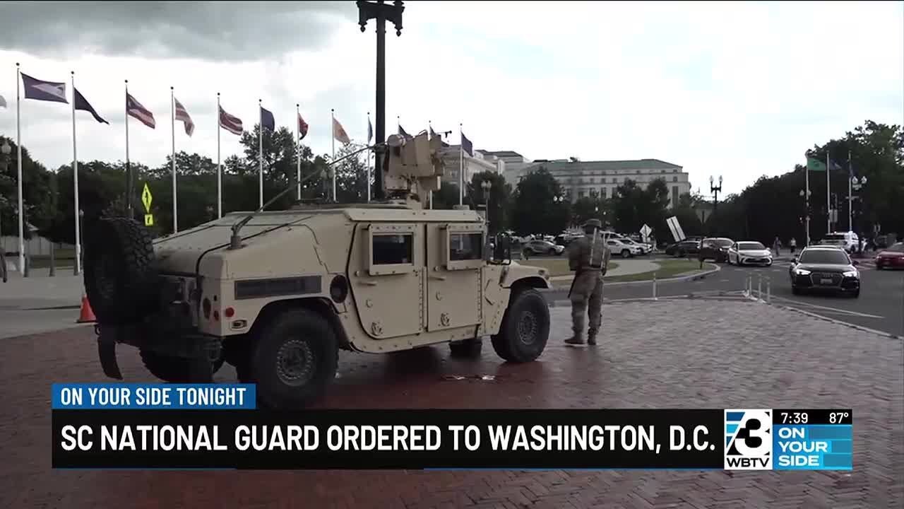 South Carolina National Guard ordered to Washington DC - YouTube
