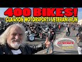 Clawson Motorsports VETERANS Ride Fresno CA, 400 MOTORCYCLES