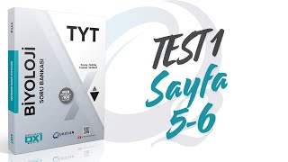 Test 1 Canlıların Ortak Özellikleri Oxi Serisi Biyoloji Inları