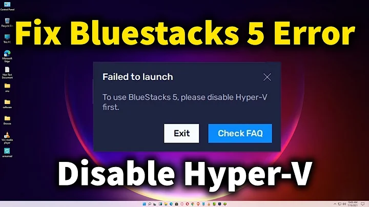 How to Fix Bluestacks 5 Error Disable Hyper-V