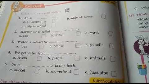 Class - 1, Subject- Social  Studies Chapter- 7 Topic- Tick the correct options, Date - 30/11/2020