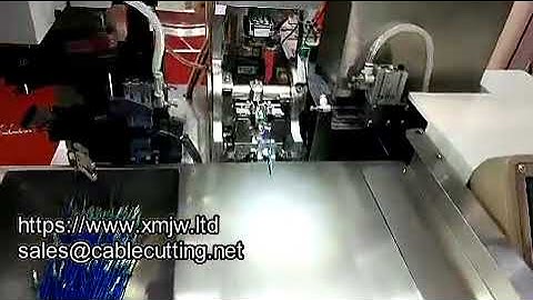 Fully Automatic Wire Cutting Stripping Single Head Waterproof Plug Inserting Crimping Machine