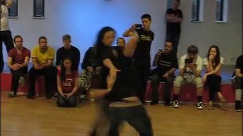 Mafie Zouker & Anna Vozhevskaia - Dutch Zouk Congress 2014 zouk demo2