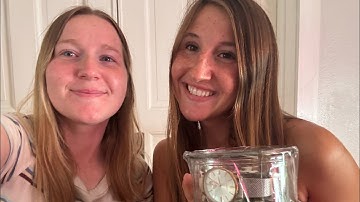 Sister tries ASMR for the first time! (Opening up a jewelry jar, whisper ramble, and tapping)