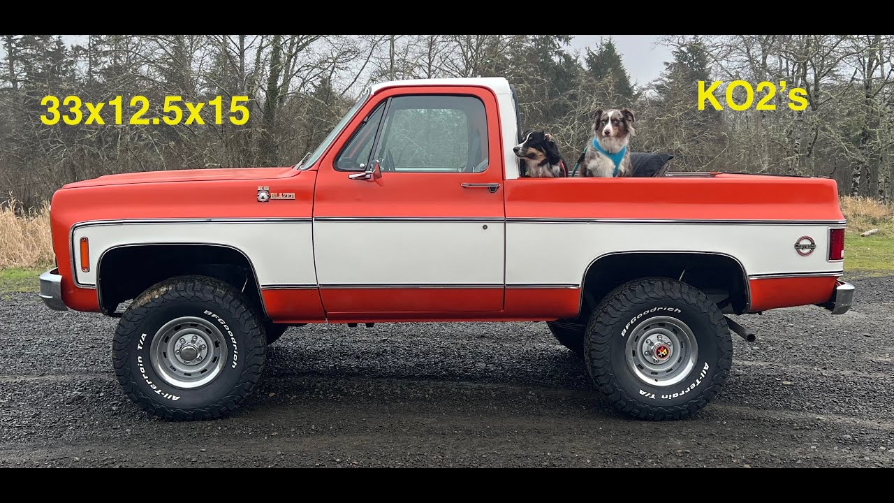 Установка шин BFGoodrich KO2 на Chevy K5 Blazer
